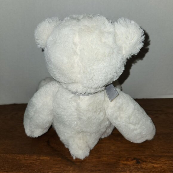 White Teddy Bear Lullaby by Russ Baby Excellent Condition 12" H - Picture 5 of 7